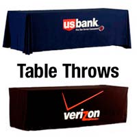 Logo Table Throws