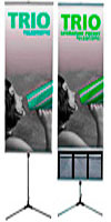 Trio Banner Stand